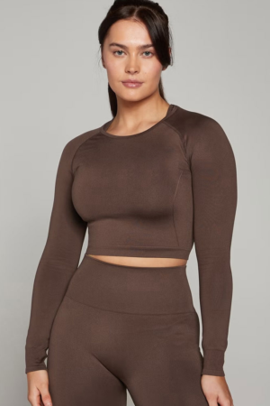 Seamless Long Sleeve Crop Top