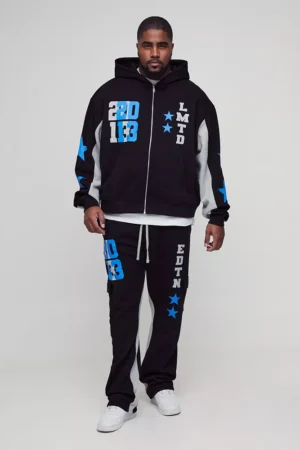 Plus Oversized Boxy Limited Gusset Tracksuit