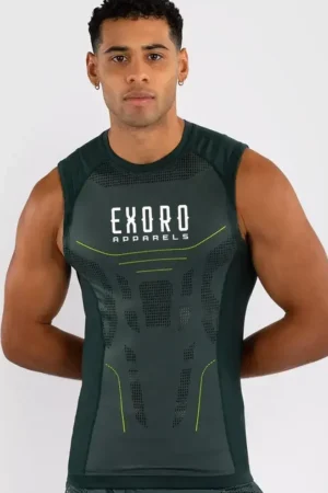 Sleeveless Rashguard – Forest Green